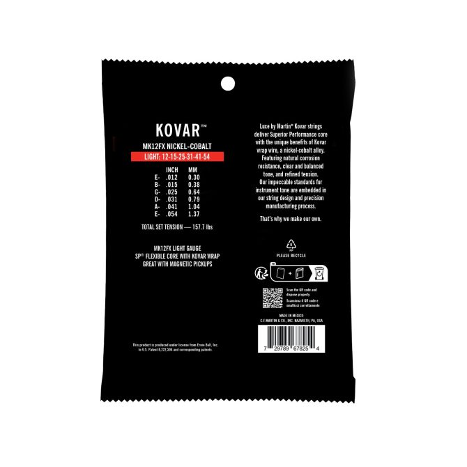 Luxe by Martin® Kovar™ Flexible Core Guitar Strings - Image 2