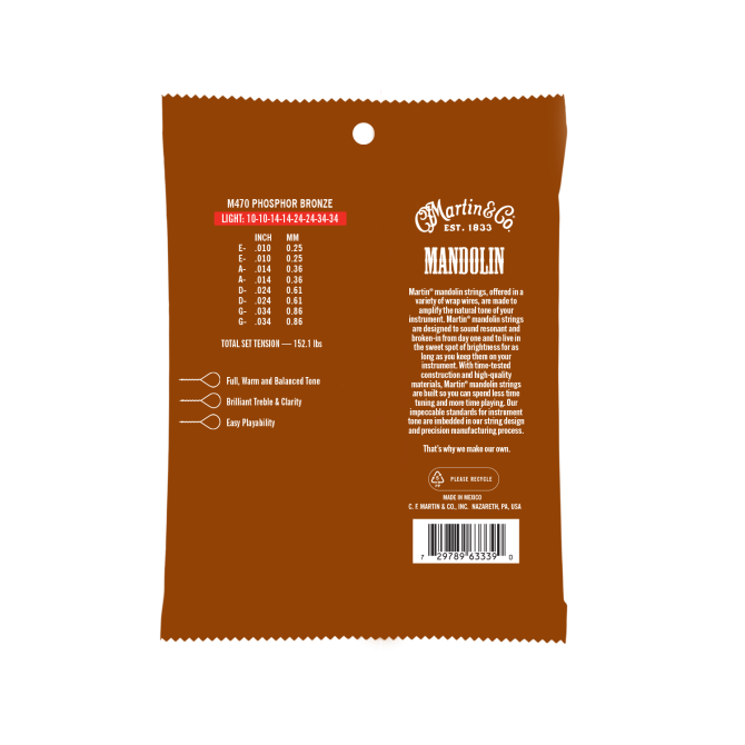 Mandolin Strings Phosphor Bronze - Image 2