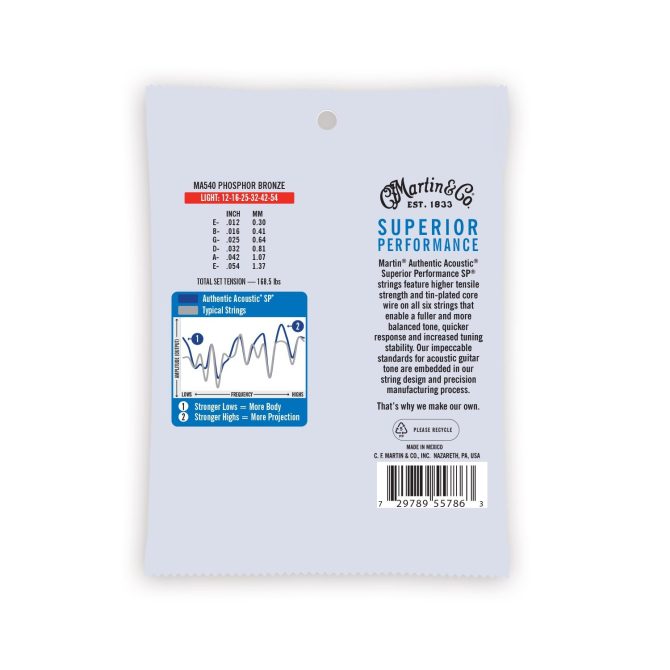 Authentic Acoustic SP® Guitar Strings Phosphor Bronze - Image 2