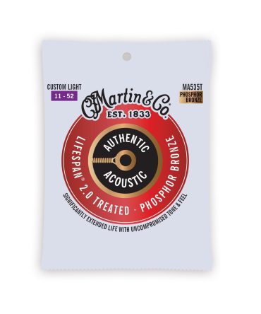 Authentic Acoustic Lifespan® 2.0 Guitar Strings Phosphor Bronze